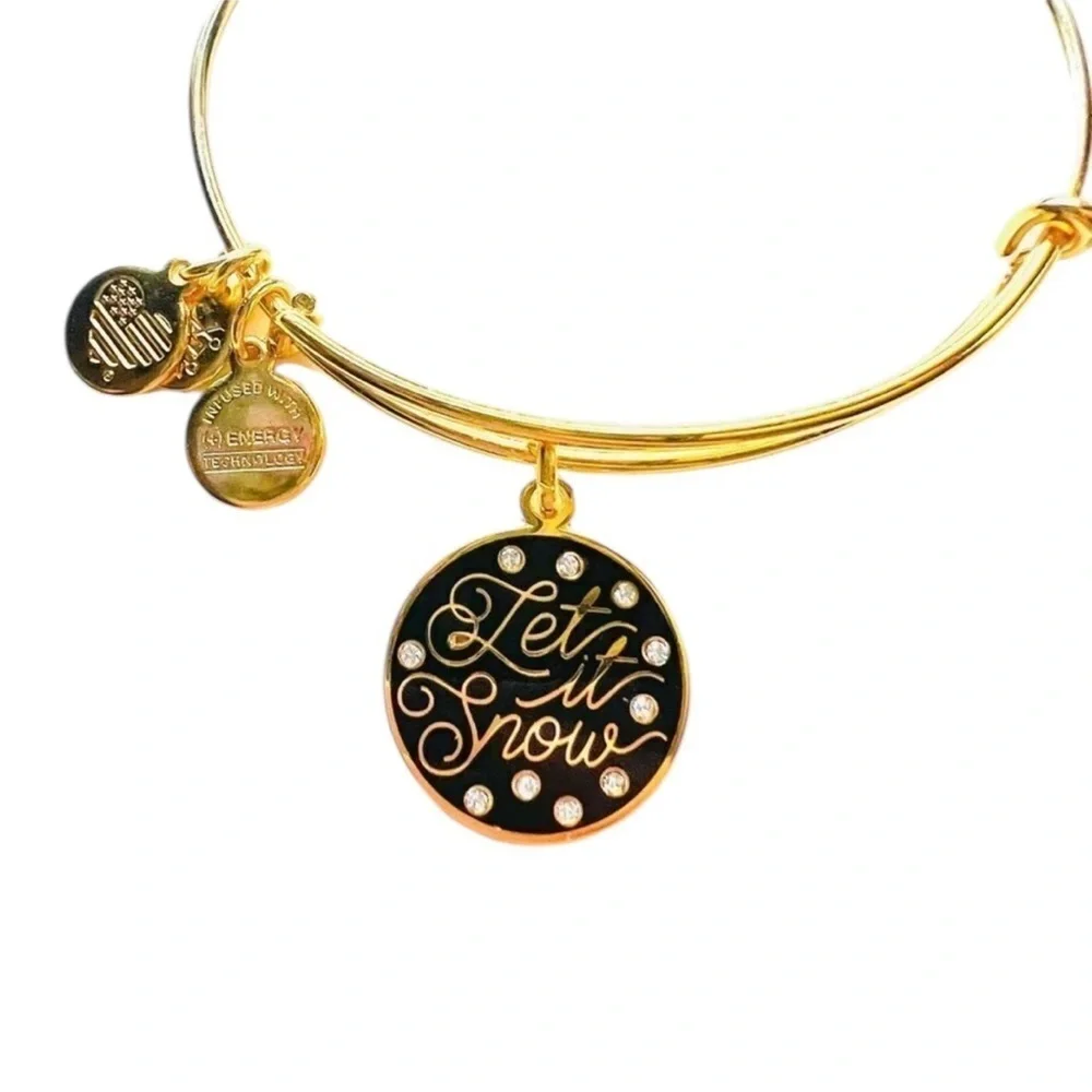 Alex and Ani Let it Snow Bangle Bracelet